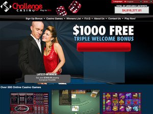 Challenge Casino website