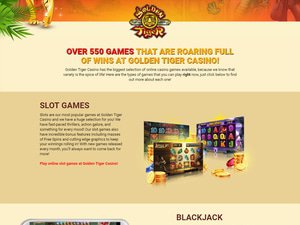 Golden Tiger Casino games