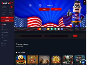 America777 Casino website