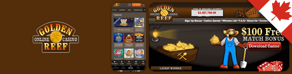 golden reef casino bonus