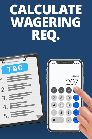 how to calculate wagering requirements