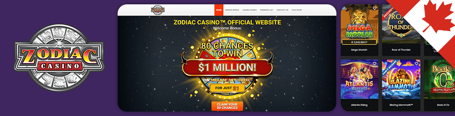 Zodiac Casino Bonuses