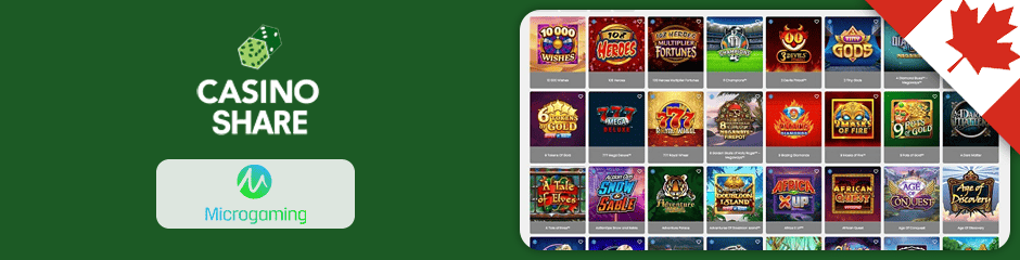 share casino games and software