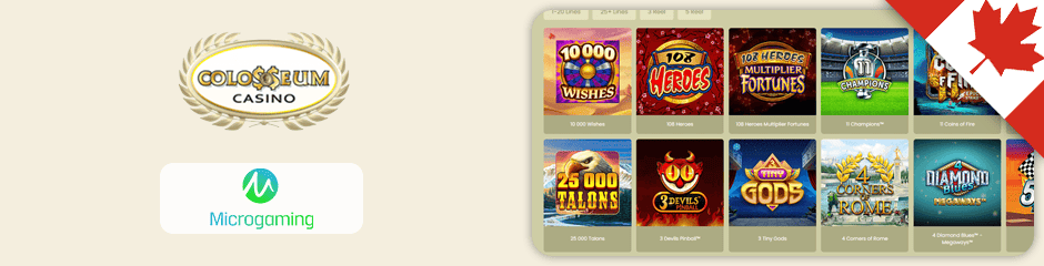 colosseum casino games and software