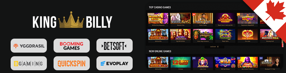 king billy casino games and software