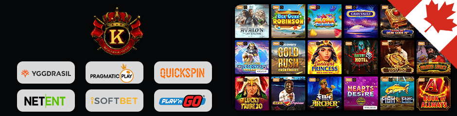 kingdom casino games and software