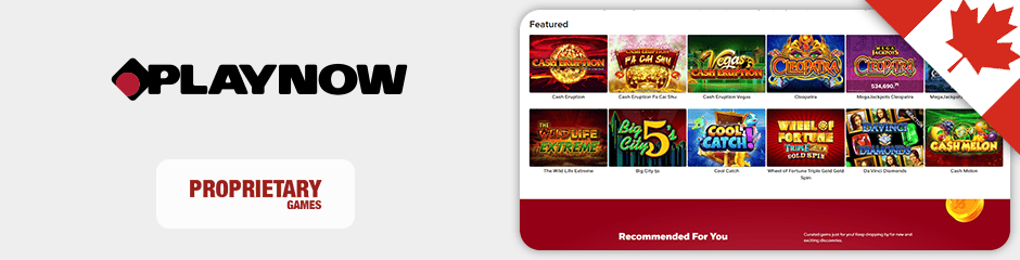 play now casino games and software
