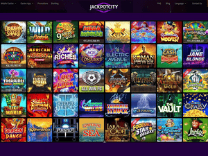 Jackpot City Casino games