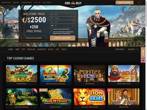 King Billy Casino website