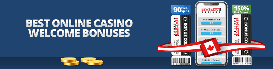 best online casino welcome bonuses